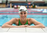 21 June 2016; Irish Triathlon athlete Aileen Reid ahead of Rio 2016 Olympic Games, at the National Aquatic Centre, in Abbotstown, Co Dublin. Photo by Sportsfile