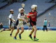 21 June 2016; Darragh Malone of St Colmcilles Senior National School, Knocklyon, Dublin, in action against Séan Purcell of Scoil San Treasa, Mount Merrion, Dublin during the Corn Herald match between St Colmcilles Senior National School and Scoil San Treasa during the Allianz Cumann na mBunscol Finals at Croke Park in Dublin. Photo by Sam Barnes/SPORTSFILE