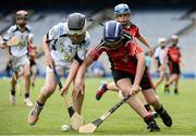 21 June 2016; Darragh Brooks of St Colmcilles Senior National School, Knocklyon, in action against Tommy Butler of Scoil San Treasa, Mount Merrion, during the Corn Herald match between St Colmcilles Senior National School and Scoil San Treasa during the Allianz Cumann na mBunscol Finals at Croke Park in Dublin. Photo by Sam Barnes/Sportsfile
