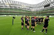 30 July 2010; The Connacht/Munster team during an open training session ahead of their combined provinces match against Leinster/Ulster to mark the opening of the new Aviva Stadium on Saturday. Aviva Stadium, Lansdowne Road, Dublin. Picture credit: Brian Lawless / SPORTSFILE