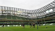 30 July 2010; A general view of Connacht/Munster players during an open training session ahead of their combined provinces match against Leinster/Ulster to mark the opening of the new Aviva Stadium on Saturday. Aviva Stadium, Lansdowne Road, Dublin. Picture credit: Brian Lawless / SPORTSFILE