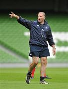 30 July 2010; Leinster/Ulster, head coach Colin McEntee during an open training session ahead of their combined provinces match against Munster/Connacht to mark the opening of the new Aviva Stadium on Saturday. Aviva Stadium, Lansdowne Road, Dublin. Picture credit: Barry Cregg / SPORTSFILE
