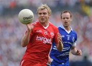18 July 2010; Owen Mulligan, Tyrone, in action against Dermot McArdle, Monaghan. Ulster GAA Football Senior Championship Final, Monaghan v Tyrone, St Tighearnach's Park, Clones, Co. Monaghan. Picture credit: Oliver McVeigh / SPORTSFILE