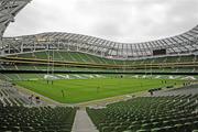 30 July 2010; A general view of the Aviva Stadium during an open training session ahead of the combined provinces match to mark the opening of the new Aviva Stadium on Saturday. Aviva Stadium, Lansdowne Road, Dublin. Picture credit: Barry Cregg / SPORTSFILE