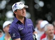 30 July 2010; Graeme McDowell wearing a purple ribbon in support of Purple Day at the 3 Irish Open in aid of the Make-A-Wish Foundation. Special purple caps were on sale today with all proceeds going to the Make-A-Wish Foundation, the chosen charity of this year's 3 Irish Open. Killeen Course, Killarney Golf & Fishing Club, Killarney, Co. Kerry. Picture credit: Matt Browne / SPORTSFILE