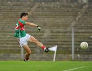 31 July 2010; Jack McDonnell, Mayo, shoots to score his side's first goal. ESB GAA Football All-Ireland Minor Championship Quarter-Final, Mayo v Offaly, Dr. Hyde Park, Roscommon. Picture credit: Barry Cregg / SPORTSFILE