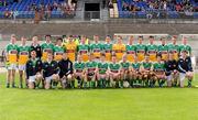 31 July 2010; The Offaly team. ESB GAA Football All-Ireland Minor Championship Quarter-Final, Mayo v Offaly, Dr. Hyde Park, Roscommon. Picture credit: Barry Cregg / SPORTSFILE