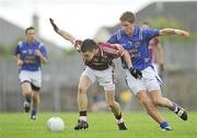 31 July 2010; Niall Quinn, Galway, in action against Shane Donohoe, Longford. ESB GAA Football All-Ireland Minor Championship Quarter-Final, Longford v Galway, Dr. Hyde Park, Roscommon. Picture credit: Barry Cregg / SPORTSFILE