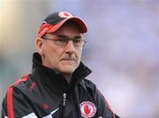 31 July 2010; Tyrone manager Mickey Harte during the closing minutes of the game. GAA Football All-Ireland Senior Championship Quarter-Final, Tyrone v Dublin, Croke Park, Dublin. Picture credit: Oliver McVeigh / SPORTSFILE