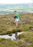 31 July 2010; Poc Fada winner and Down goalkeeper Graham Clarke in action during the 2010 M Donnelly Poc Fada na hÉireann. Annaverna Mountains, Dundalk, Co. Louth. Picture credit: Ray Lohan / SPORTSFILE