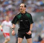 31 July 2010; Match referee David Goldrick. GAA Football All-Ireland Senior Championship Quarter-Final, Tyrone v Dublin, Croke Park, Dublin. Picture credit: Ray McManus / SPORTSFILE