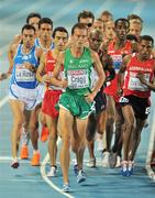 31 July 2010; Ireland's Alistair Cragg leads the field before walking off the track and failing to finish the Men's 5000m Final. 20th European Athletics Championships Montjuïc Olympic Stadium, Barcelona, Spain. Picture credit: Brendan Moran / SPORTSFILE