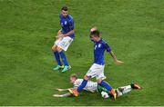 22 June 2016; Federico Bernardeschi of Italy in action against James McClean of Republic of Ireland during the UEFA Euro 2016 Group E match between Italy and Republic of Ireland at Stade Pierre-Mauroy in Lille, France. Photo by Paul Mohan / Sportsfile