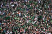 22 June 2016; Republic of Ireland fans celebrate following the UEFA Euro 2016 Group E match between Italy and Republic of Ireland at Stade Pierre-Mauroy in Lille, France. Photo by Ray McManus / Sportsfile