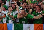 22 June 2016; Republic of Ireland supporters during of the UEFA Euro 2016 Group E match between Italy and Republic of Ireland at Stade Pierre-Mauroy in Lille, France. Photo by Stephen McCarthy / Sportsfile