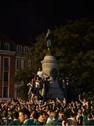 22 June 2016; Republic of Ireland supporters celebrate their victory during the early hours of the morning following the UEFA Euro 2016 Group E match between Italy and Republic of Ireland in Lille, France. Photo by Stephen McCarthy/Sportsfile