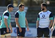 23 June 2016; Jared Payne, centre, and Jamie Heaslip of Ireland with defence coach Andy Farrell during rugby squad training at the Nelson Mandela Metropolitan University, Port Elizabeth, South Africa. Photo by Brendan Moran/Sportsfile