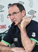 23 June 2016; Republic of Ireland manager Martin O'Neill during a press conference at Versailles in Paris, France. Photo by David Maher/Sportsfile