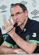 23 June 2016; Republic of Ireland manager Martin O'Neill during a press conference at Versailles in Paris, France. Photo by David Maher/Sportsfile