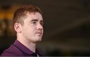 23 June 2016; Paddy Jackson of Ireland during the team announcement press conference at the Boardwalk Hotel, Port Elizabeth, South Africa. Photo by Brendan Moran/Sportsfile