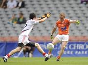 1 August 2010; Ryan Rafferty, Armagh, in action against Kevin Fulignati, Cork . ESB GAA Football All-Ireland Minor Championship Quarter-Final, Cork v Armagh, Croke Park, Dublin. Picture credit: Oliver McVeigh / SPORTSFILE