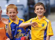 1 August 2010; Young Roscommon supporters at the game. Supporters at the GAA Football All-Ireland Senior Championship Quarter-Finals, Croke Park, Dublin. Picture credit: Oliver McVeigh / SPORTSFILE