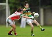 2 August 2010; Sarah Houlihan, Kerry, in action against Leona Ryder, Mayo. TG4 Ladies Football All-Ireland Senior Championship Qualifier, Kerry v Mayo, St Rynagh's, Banagher, Co. Offaly. Photo by Sportsfile