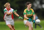 2 August 2010; Lorraine Scanlon, Kerry, in action against Aoife Loftus, Mayo. TG4 Ladies Football All-Ireland Senior Championship Qualifier, Kerry v Mayo, St Rynagh's, Banagher, Co. Offaly. Photo by Sportsfile