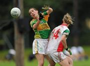 2 August 2010; Aislinn Desmond, Kerry, in action against Cora Staunton, Mayo. TG4 Ladies Football All-Ireland Senior Championship Qualifier, Kerry v Mayo, St Rynagh's, Banagher, Co. Offaly. Photo by Sportsfile
