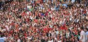 31 July 2010; Supporters, mostly from Tyrone, watch from their seats in the Hogan Stand. Supporters at the GAA Football All-Ireland Senior Championship Quarter-Finals, Croke Park, Dublin. Picture credit: Ray McManus / SPORTSFILE