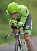 23 June 2016; Ryan Mullen, Cannondlae Pro Cycling Team, in action during the National Road Race Championships Time Trial in Kilcullen, Co Kildare. Photo by Stephen McMahon / Sportsfile
