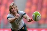 24 June 2016; Faf de Klerk of South Africa during their side's captain's run at the Nelson Mandela Bay in Port Elizabeth, South Africa. Photo by Brendan Moran/Sportsfile