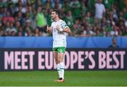 22 June 2016; Shane Long of Republic of Ireland during the UEFA Euro 2016 Group E match between Italy and Republic of Ireland at Stade Pierre-Mauroy in Lille, France. Photo by Stephen McCarthy/Sportsfile