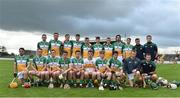 23 June 2016; The Offaly squad before the Bord Gáis Energy Leinster GAA Hurling U21 Championship Semi-Final between Carlow and Offaly at Netwatch Cullen Park in Carlow. Photo by Matt Browne/Sportsfile