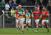 23 June 2016; Cillian Kiely of Offaly in action against Carlow during the Bord Gáis Energy Leinster GAA Hurling U21 Championship Semi-Final between Carlow and Offaly at Netwatch Cullen Park in Carlow. Photo by Matt Browne/Sportsfile