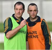 23 June 2016; Offaly joint managers Liam Dunphy, left, and James McGrath during the Bord Gáis Energy Leinster GAA Hurling U21 Championship Semi-Final between Carlow and Offaly at Netwatch Cullen Park in Carlow. Photo by Matt Browne/Sportsfile