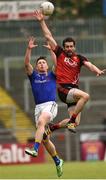 25 June 2016; Michael Quinn of Longford in action against Kevin McKernan of Down during the GAA Football All-Ireland Senior Championship Round 1B game between Down and Longford at Pairc Esler in Newry, Co Down. Photo by Sportsfile