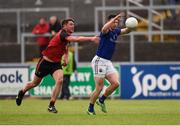 25 June 2016; Michael Quinn of Longford in action against Peter Turley of Down during the GAA Football All-Ireland Senior Championship Round 1B game between Down and Longford at Pairc Esler in Newry, Co Down. Photo by Sportsfile