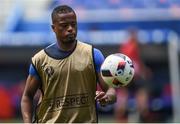 25 June 2016; Patrice Evra of France during squad training at Stade de Lyon in Lyon. Photo by David Maher/Sportsfile