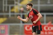 25 June 2016; Donal O’Hare of Down celebrates after scoring his side's third goal during the GAA Football All-Ireland Senior Championship Round 1B game between Down and Longford at Pairc Esler in Newry, Co Down. Photo by Sportsfile