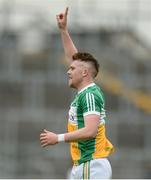 25 June 2016; Nigel Dunne of Offaly celebrates a point during the GAA Football All-Ireland Senior Championship Round 1B game between Offaly and London at O'Connor Park in Tullamore, Co Offaly. Photo by Piaras Ó Mídheach/Sportsfile