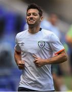 25 June 2016; Wes Hoolahan of Republic of Ireland during squad training at Stade de Lyon in Lyon, France. Photo by David Maher/Sportsfile