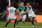 25 June 2016; Stuart Olding of Ireland is tackled by Lionel Mapoe of South Africa during the Castle Lager Incoming Series 3rd Test between South Africa and Ireland at the Nelson Mandela Bay Stadium in Port Elizabeth, South Africa. Photo by Brendan Moran/Sportsfile