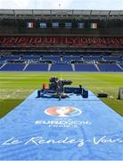 25 June 2016; A general view of a TV camera position at Stade de Lyon in Lyon, France. Photo by David Maher/Sportsfile