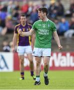 25 June 2016; Tomas Corrigan of Fermanagh celebrates after scoring a point against Wexford during their GAA Football All-Ireland Senior Championship Round 1B match at Innovate Wexford Park in Wexford. Photo by Diarmuid Greene/Sportsfile