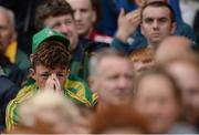 25 June 2016; A Meath supporter looks on during the closing minutes of the Christy Ring Cup Final Replay between Antrim and Meath at Croke Park in Dublin. Photo by Piaras Ó Mídheach/Sportsfile