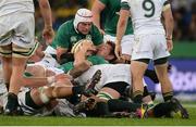 25 June 2016; Ireland's Rory Best and Eoin Reddan steal possession in a ruck during the Castle Lager Incoming Series 3rd Test between South Africa and Ireland at the Nelson Mandela Bay Stadium in Port Elizabeth, South Africa. Photo by Brendan Moran/Sportsfile
