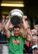 25 June 2016; Meath captain James Toher lifts the cup after the Christy Ring Cup Final Replay between Antrim and Meath at Croke Park in Dublin. Photo by Piaras Ó Mídheach/Sportsfile