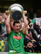 25 June 2016; Meath captain James Toher lifts the cup after the Christy Ring Cup Final Replay between Antrim and Meath at Croke Park in Dublin. Photo by Piaras Ó Mídheach/Sportsfile