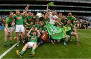 25 June 2016; Meath players celebrate after the Christy Ring Cup Final Replay between Antrim and Meath at Croke Park in Dublin. Photo by Piaras Ó Mídheach/Sportsfile